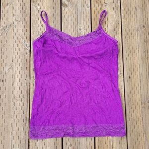 Lace Crinkle Cami